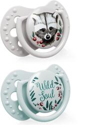 LOVI Suzeta din silicon Dynamic Night&Day wild soul pentru baieti 0-2 luni, 2 bucati, Lovi