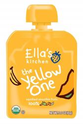 Ella's Kitchen Piure bio de banane, mango si caise, 90g, Ella's Kitchen