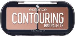 Essence Paleta pentru conturarea fetei Contouring Duo Palette 10 - Lighter Skin, 7g, Essence