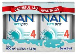 Nestle Produs pe baza de lapte praf fortifiat NAN Optipro 4 de la 2 ani, 2 x 800g, Nestle