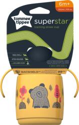 Tommee Tippee Cana cu pai si protectie Bacshield pentru +6 luni Galben, 300ml, Tommee Tippee