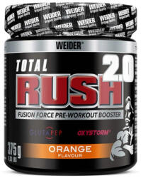 Weider Pre-workout cu aroma de portocale Total Rush 2.0, 375g, Weider