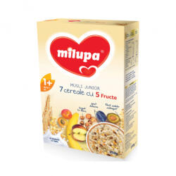 Milupa Musli Junior din 7 cereale cu 5 fructe 12 luni+, 250g, Milupa