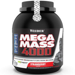 Weider Gainer proteic cu aroma de capsuni Mega Mass 4000, 3000g, Weider