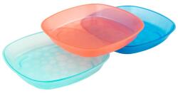Dr. Brown's Set farfurii colorate, 3 bucati, Dr. Brown's