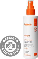 Ivatherm Lapte pentru fata si corp cu protectie solara SPF 50+ Sunlight, 200ml, Ivatherm
