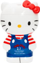 Air-Val International Gel de dus si sampon figurina 2D Hello Kitty, 400ml, Airval