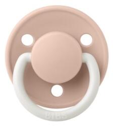 BIBS Suzeta fosforescenta din latex cu tetina rotunda 0 luni + Blush De Lux Glow, 1 bucata, Bibs