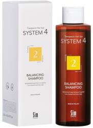 Sim Sensitive Sampon Echilibrant 2 cu climbazol pentru scalp si parul uscat tratat prin colorare System 4 Therapeutical Hair Spa, 250ml, Sim Sensitive