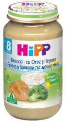 Hipp Piure de iepure cu brocoli și risotto, Gr 8 luni, 220 g, Hipp