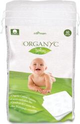 Organyc Dischete patrate din bumbac organic Baby, 60 bucati, Organyc