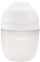 Mombella Biberon anticolici cu tetina din silicon 100% Breast-Like Ivory, 210ml, Mombella