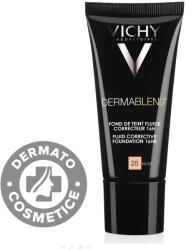 Vichy Fond de ten corector fluid rezistenta 16h SPF 28 ten normal sau uscat Dermablend 25, 30ml, Vichy