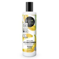 Organic Shop Balsam de par cu banana si iasomie, 280ml, Organic Shop