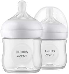 Philips Шишета Philips Avent - Natural Response 3.0, с биберон 0м+, 2 х 125 ml (SCY900/02) - ozone