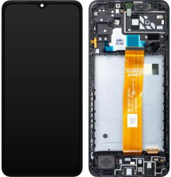 Samsung Piese si componente Display cu Touchscreen Samsung Galaxy A04s A047, cu Rama, Negru, Service Pack GH82-29805A (GH82-29806A) - vexio