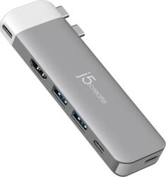 j5create USB-C 6K Premium Hub (JCD394-N)