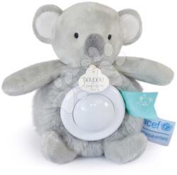 Doudou Koala de pluș cu lumină Koala Nightlight Unicef Collection Doudou et Compagnie în ambalaj cadou gri 15 cm de la 0 luni (DC3991)