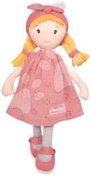 Doudou Păpușa Suzette Having Fun Jolijou 36 cm cu păr blond în rochie roz din material fin de la 5 ani (JJ6019) Papusa