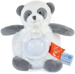 Doudou Panda de pluș cu lumini Panda Nightlight Unicef Collection Doudou et Compagnie în ambalaj cadou albă 15 cm de la 0 luni (DC3996)