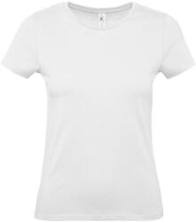 B and C Csomag akciós póló (minimum 3 db) Női rövid ujjú póló B&C #E150 /women T-Shirt -XS, Fehér