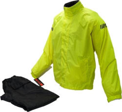 STR Mountain Set impermeabil pentru pantaloni și jachetă de motocicletă pentru bărbați Black - Fluo Yellow 957-00-11150 (957-00-11150)