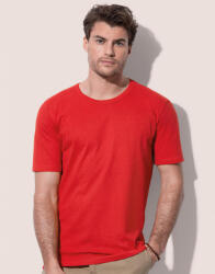 Stedman Férfi rövid ujjú póló Stedman Morgan Crew Neck S, Fehér