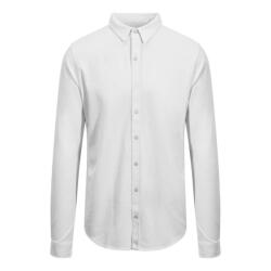 So Denim Férfi ing So Denim SD042 Oscar Knitted Shirt -S, White