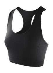 Result Női ujjatlan top Result Women's Impact Softex Crop Top XS (8), Fekete