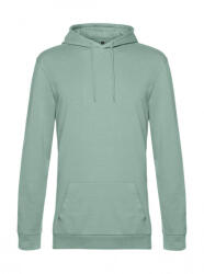 B&C Collection Férfi kapucnis hosszú ujjú pulóver B and C #Hoodie French Terry XS, Sage