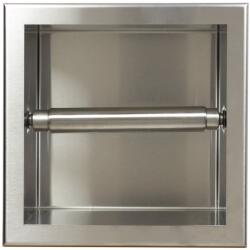 BALNEO Suport hartie igienica incastrat Balneo Wall-Box inox periat (PB-IN1)