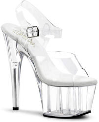Pleaser USA Pleaser Adore-708 Clr/Clr 35