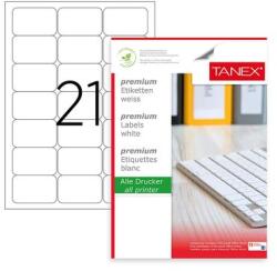 Tanex Etichete autoadezive 21/A4 63.5 x 38.1 mm 100 coli/top Tanex (TW2021)