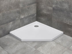 Radaway Doros PT ötszögletű akril zuhanytálca 100x100 cm ajándék szifonnal, fehér SDRPT1010-01 (SDRPT1010-01)