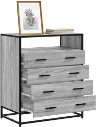 vidaXL szürke sonoma színű szerelt fa fiókos szekrény 70x41x83, 5 cm (849092)