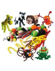 Playbox Playbox, Pompom Állat Készítő Szett, Zöld-Narancs