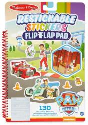 Melissa & Doug M&D, Kreatív Játék, Újrahasználható Matrica Füzet, Mancs Őrjárat, Küldetések