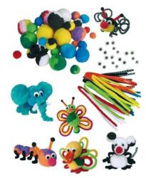 Playbox Playbox, Pompom Állat Készítő Szett, Kék-Zöld