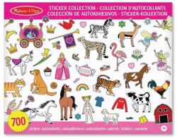 Melissa & Doug M&D, Kreatív Játék, Matricagyűjtő Füzet 500 Matricával, Hercegnők, Tea Parti, Állatok