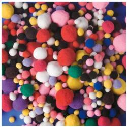 Playbox Playbox, Pom-Pom, Vegyes Méret, Alap Színek, 525 Db