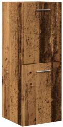 vidaXL antik fa színű szerelt fa függő fürdőszobaszekrény 30x30x80 cm (856218) - vidaxl