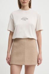 Abercrombie & Fitch szoknya bézs, mini, ceruza fazonú, KI143-4331 - bézs M
