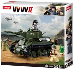 Sluban Army WWII - szovjet BT-7 tank építőjáték készlet (M38-B0686)
