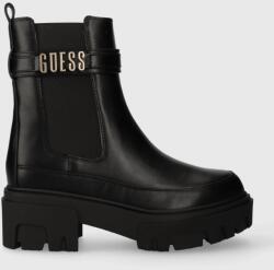 Guess bokacsizma YELMA fekete, női, platformos, FL8YEA ELE10 - fekete Női 37