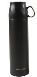 Altom Design Altom rozsdamentes fém termosz csésze alakú fedéllel - 500 ml - fekete/arany (IMO-ALT-020401676-347577)