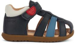 Geox gyerekszandál bőrből SANDAL MACCHIA sötétkék - sötétkék 20 - answear - 16 990 Ft