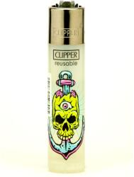  Clipper Bone Portraits öngyújtó (translucent white) (CL3A1452BCH-twht)