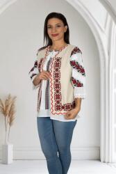 Magazin Traditional Vesta brodata cu model traditional Angelica 9