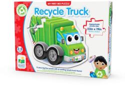 The Learning Journey Primul Meu Puzzle De Podea - Camion De Reciclat (TLJ128541) - pandytoys Puzzle