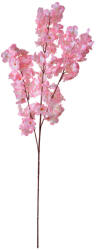 Clayre & Eef Set 3 crengute flori Piersic artificiale roz maro 20x10x106 cm (5PL0074)